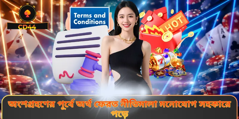 অংশগ্রহণের পূর্বে অর্থ ফেরত নীতিমালা মনোযোগ সহকারে পড়ে
