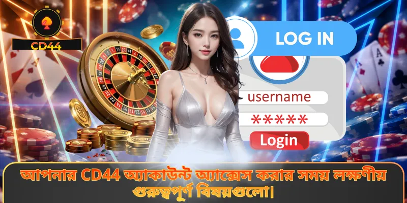 আপনার CD44 অ্যাকাউন্ট অ্যাক্সেস করার সময় লক্ষণীয় গুরুত্বপূর্ণ বিষয়গুলো।