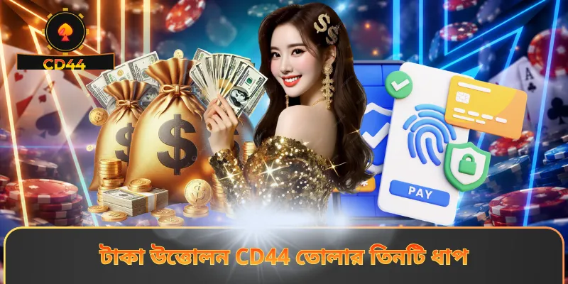 টাকা উত্তোলন CD44 তোলার তিনটি ধাপ
