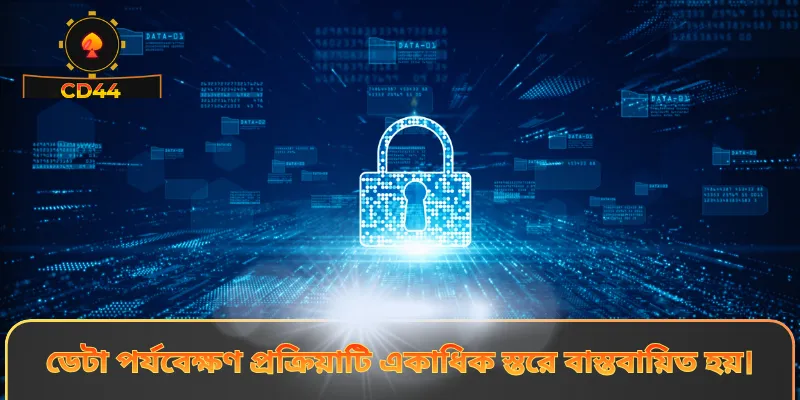 ডেটা পর্যবেক্ষণ প্রক্রিয়াটি একাধিক স্তরে বাস্তবায়িত হয়।