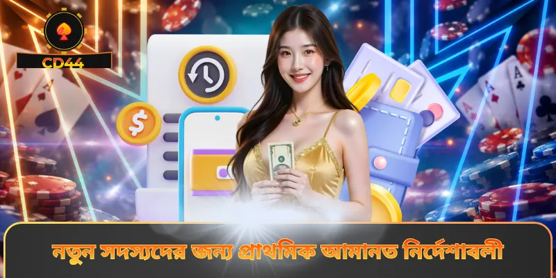 নতুন সদস্যদের জন্য প্রাথমিক আমানত নির্দেশাবলী